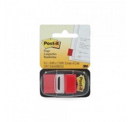 NOTA ADHESIVA 3M 680-1 BANDERA ROJO 2.5X4 (X1)